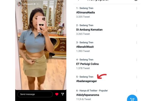 Capture Instagram Story Kiky and Trending Twitter