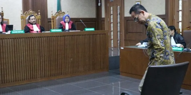 Sidang Dakwaan Wawan. ©2019 Merdeka.com