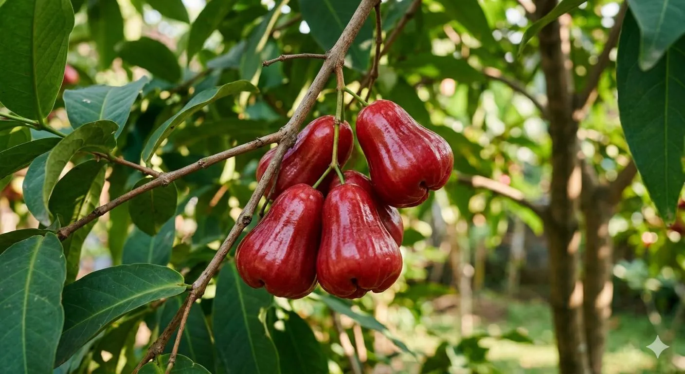 jambu air merah - image by AI