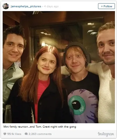 Foto reuni dari James Phelps © James IG