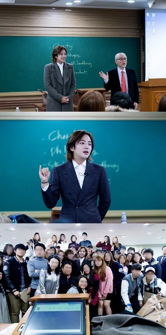 Suasana mengajar Jang Geun Suk di Universitas Hanyang. © Tree J Entertainment