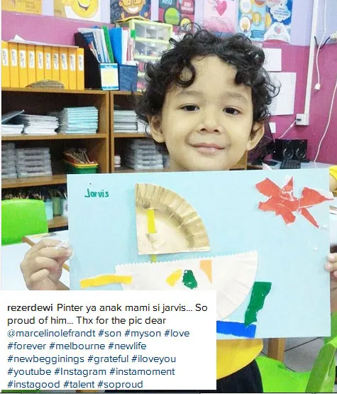 Hubungan Dewi Rezer dan Marcellino yang masih tetap terjalin dengan baik. ©Instagram/rezerdewi