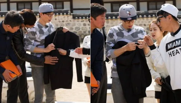 Yoo Jae Suk pamerkan jas kebanggaannya. © soompi.com