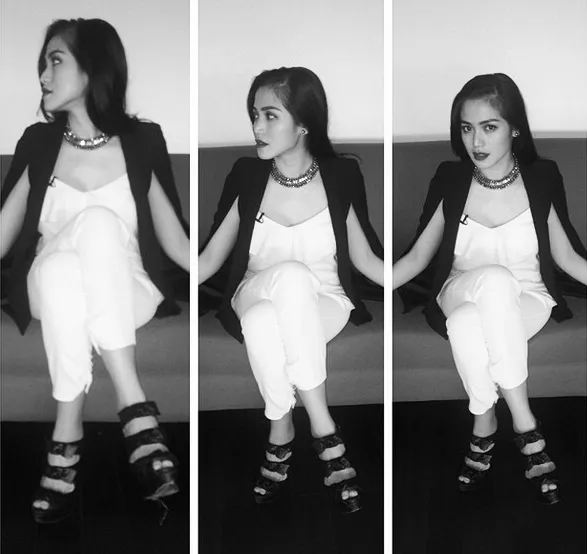 Jessica Iskandar dengan cape @ Instagram/Jessica Iskandar