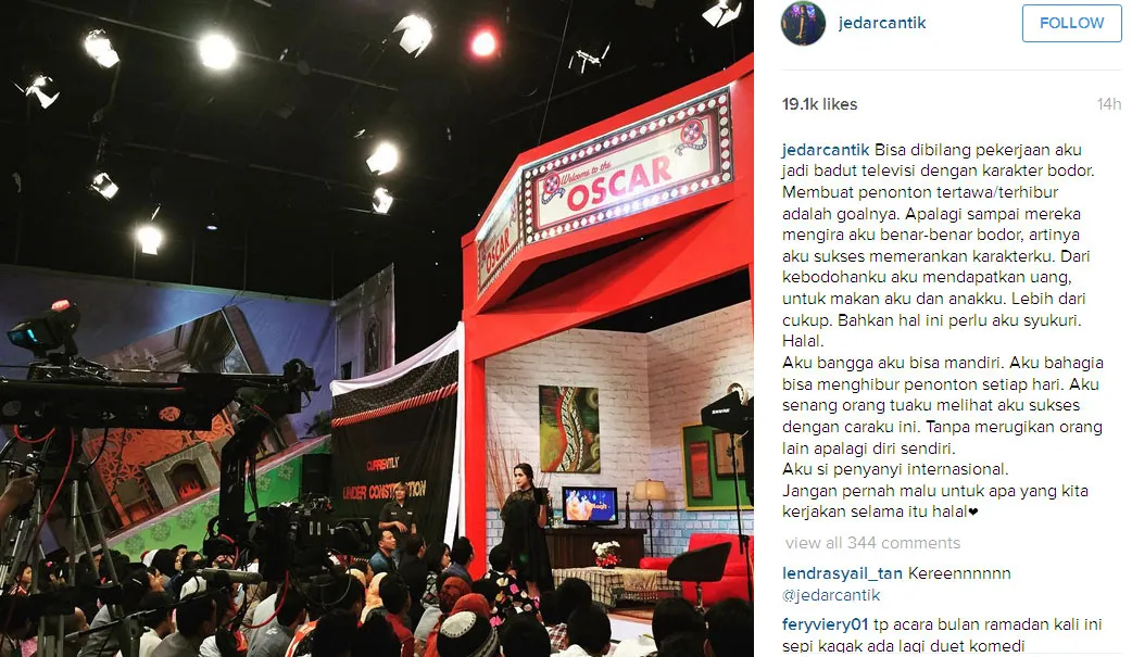 Curhatan Jessica Iskandar @foto: Official Instagram Jessica Iskandar