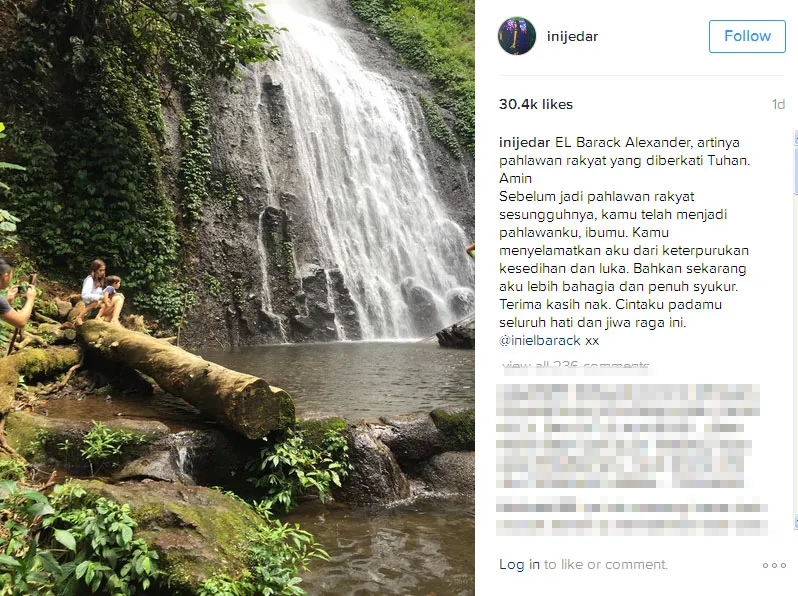 Jedar merasa bangga dengan buah hatinya © Instagram.com/inijedar