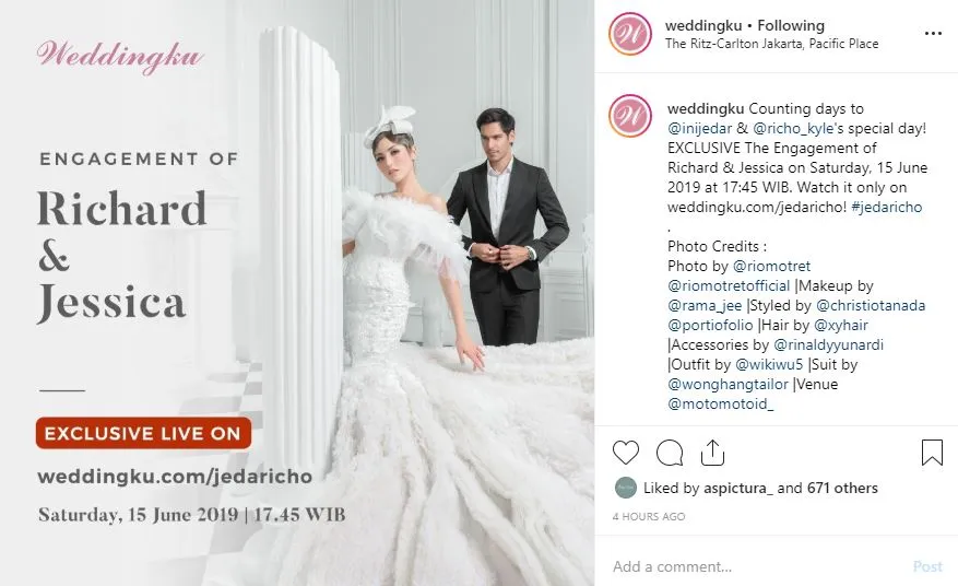 Credit: Instagram/weddingku