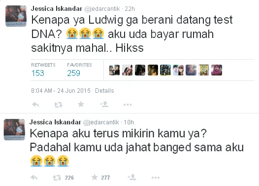 Jedar masih rindu Ludwig / © Twitter