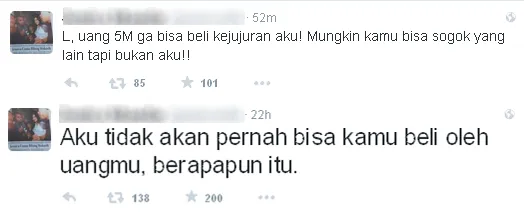 Jedar disuap oleh Ludwig? / © Twitter