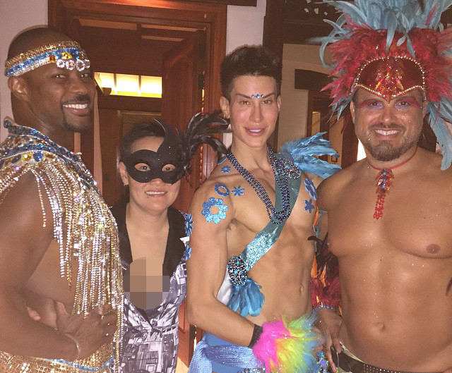 Pesta heboh dan mewah ala Justin @ instagram.com/justinjedlica