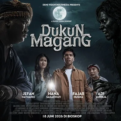 Jefan Nathanio dan Hana Saraswati Bertualang di Desa Penuh Misteri dalam 'DUKUN MAGANG'