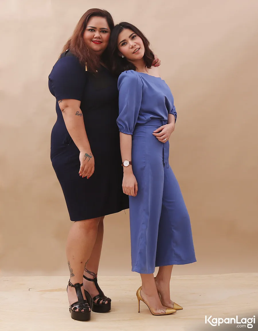 Dianggap dompleng nama kakak, Cynthia dan Jelita cuek/©KapanLagi.com®/Budy Santoso