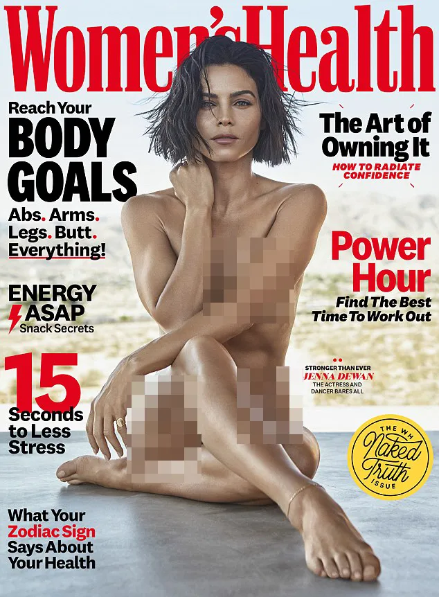 Jenna nekat pose bugil di photoshoot terbaru © Women's Health