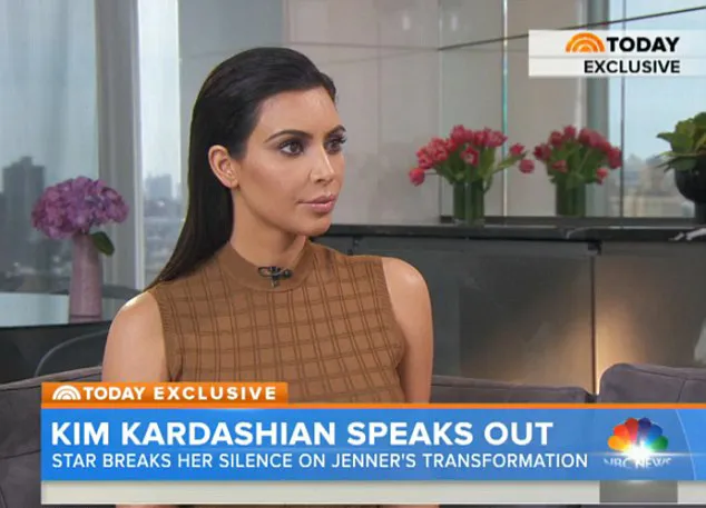 Kim ungkap jika Bruce mendapat support dari keluarganya @ NBC