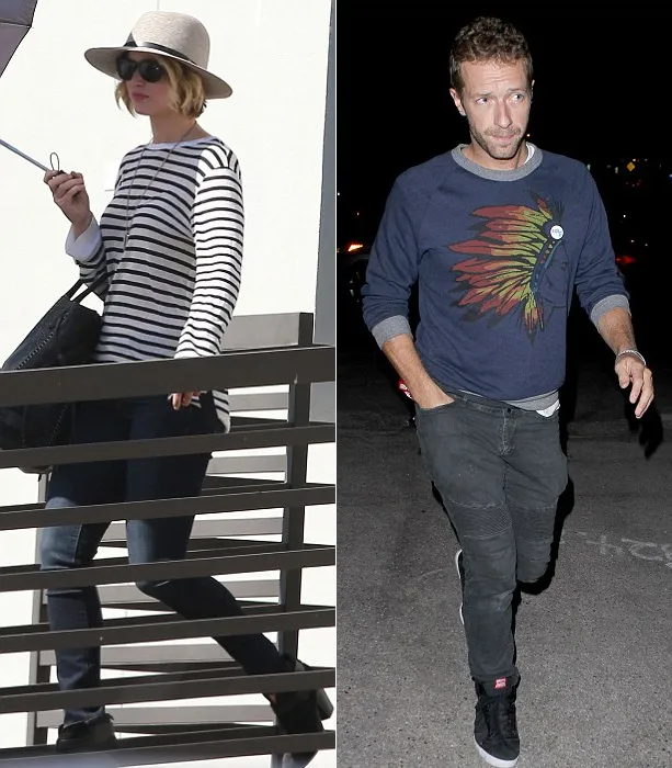 Jennifer dan Chris @ dailymail.co.uk