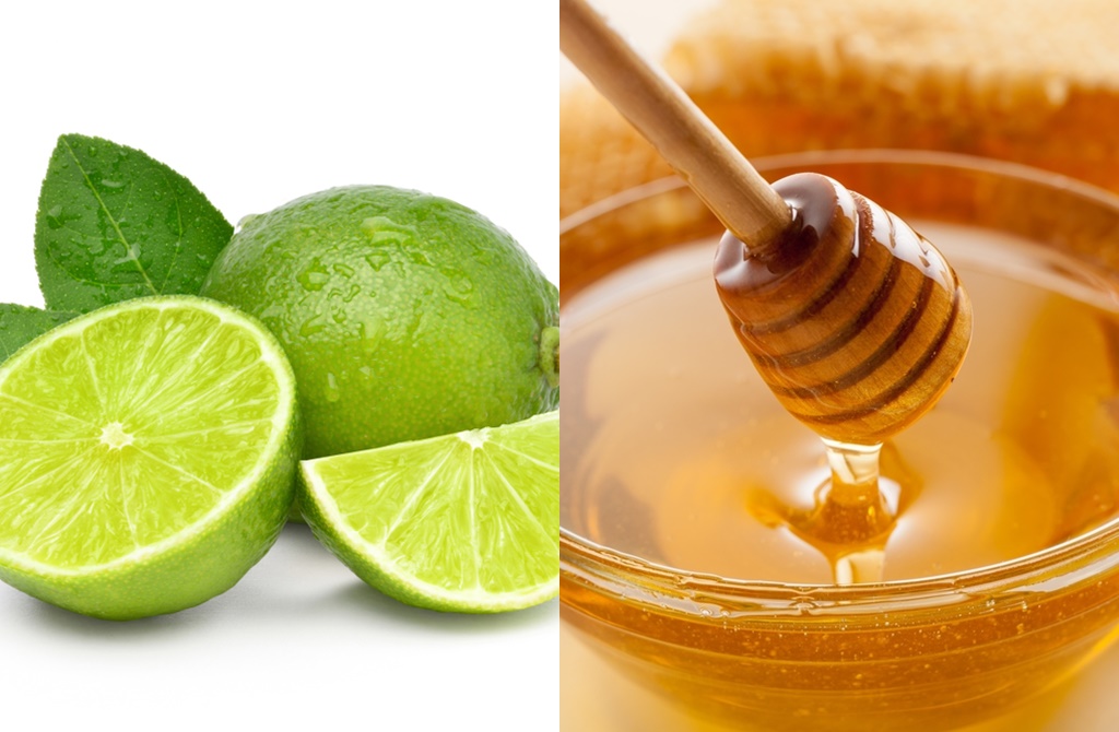 Ilustrasi jeruk nipis dan madu (credit: Shutterstock)
