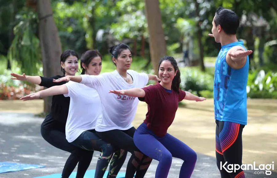 Anggota Girlsquad banyak melakukan aktivitas bersama, termasuk olahraga bareng. © KapanLagi.com/Bayu Herdianto