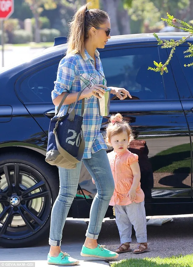 Jessica Alba dan Haben @ GEVA