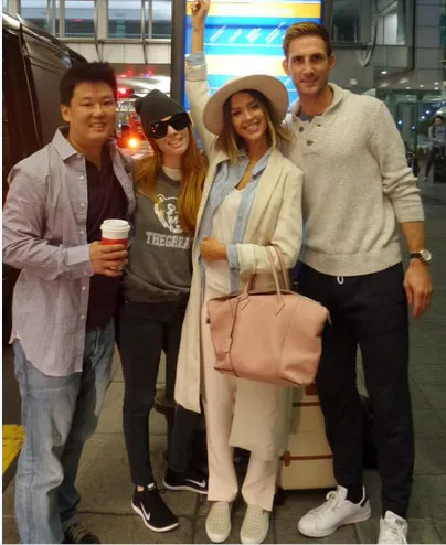 Jessica Alba saat berada di Korea. ©instagram/Jessica Alba