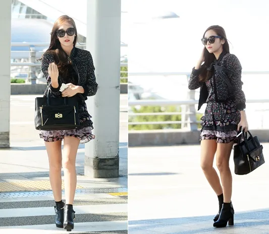 OOTD cantik Jessica Jung sebelum berangkat ke New York. ©mwave.interest.me