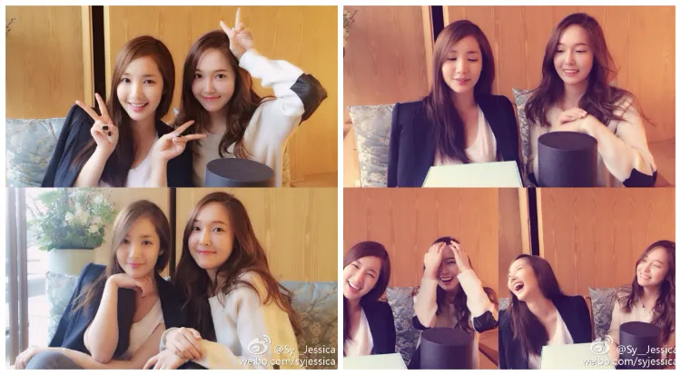 Rayakan ultah, Jessica dan Park Min Young terlihat enjoy bersama. ©soompi.com