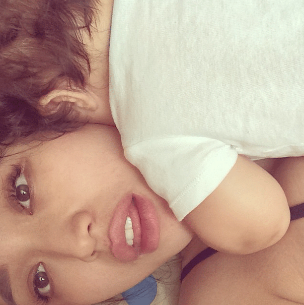 Jessica Iskandar dan baby El @ Instagram.com/Jessica Iskandar