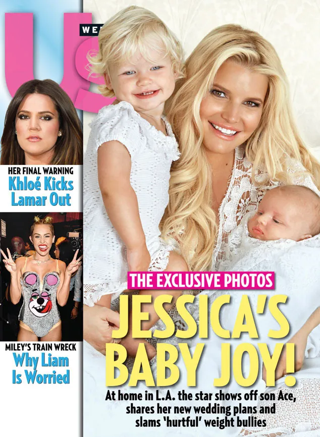 Jessica Simpson dan anak-anaknya @ eonline.com