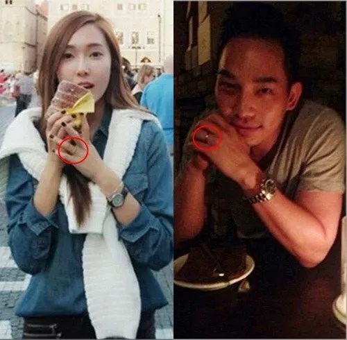 Jessica Girls Generation dan Tyler Kwon kerap ketahuan memakai cincin yang sama @allkpop.com
