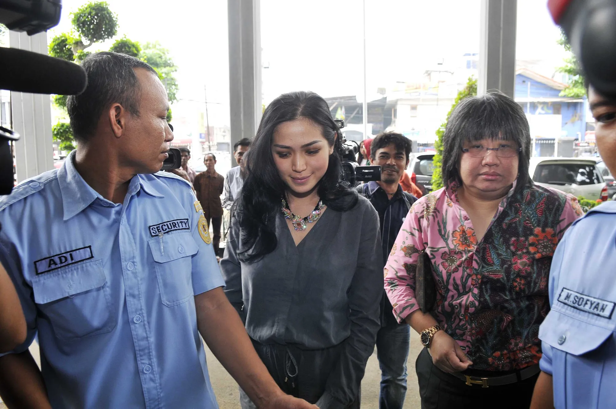 Jessica Iskandar siap gelar konferensi pers. ©KapanLagi.com®/Busan