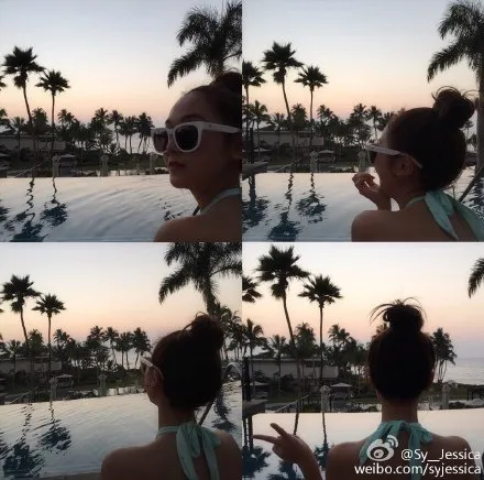 Jessica saat berlibur di Maui, Hawaii, yang dirumorkan pergi bersama Tyler Kwon. @koreaboo.com