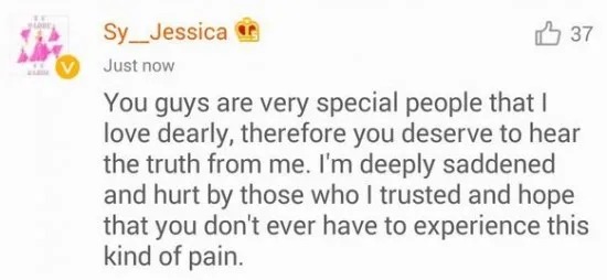 Jessica mengaku dikeluarkan secara sepihak oleh agensi maupun member Girls Generation lainnya @allkpop.com