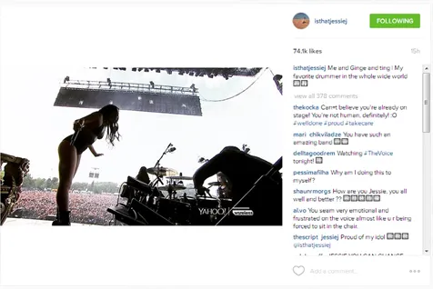 Jessie J saat di Wireless @instagram.com-Jessie J