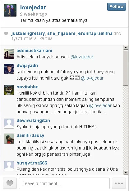 ©Instagram/Jessica Iskandar