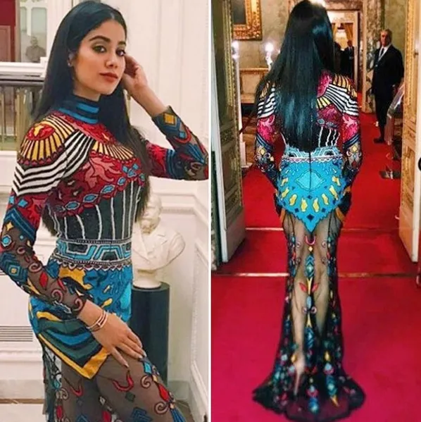 Sebenarnya cantik, tapi sayang gaunnya hasil plagiat ©instagram/jhanvikapoor
