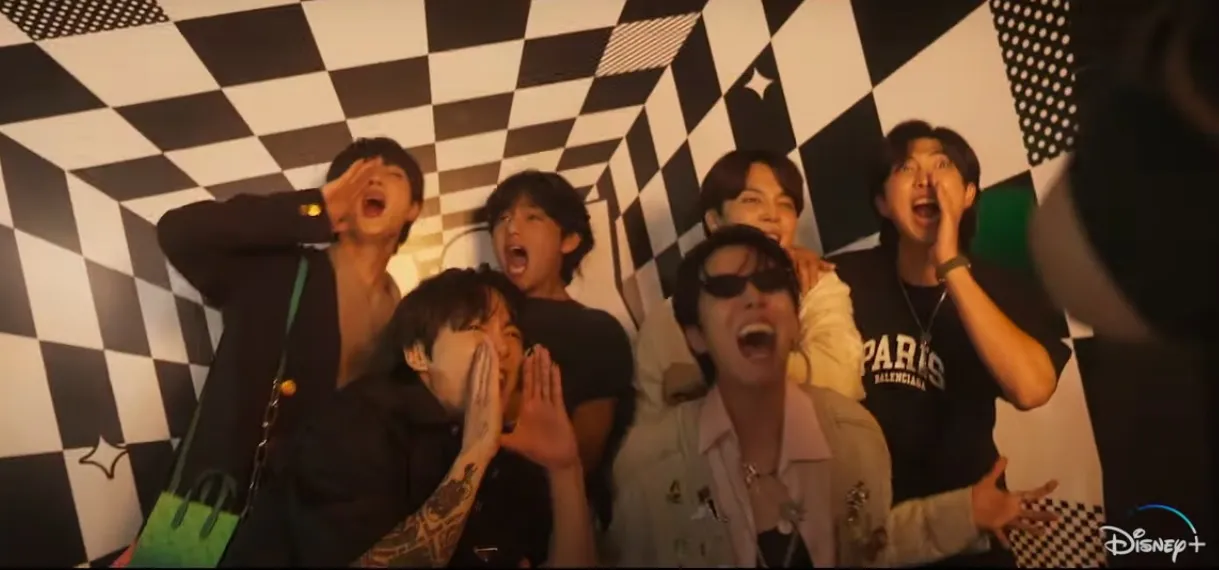 J-Hope dan member BTS. Credit: Disney+ Hotstar