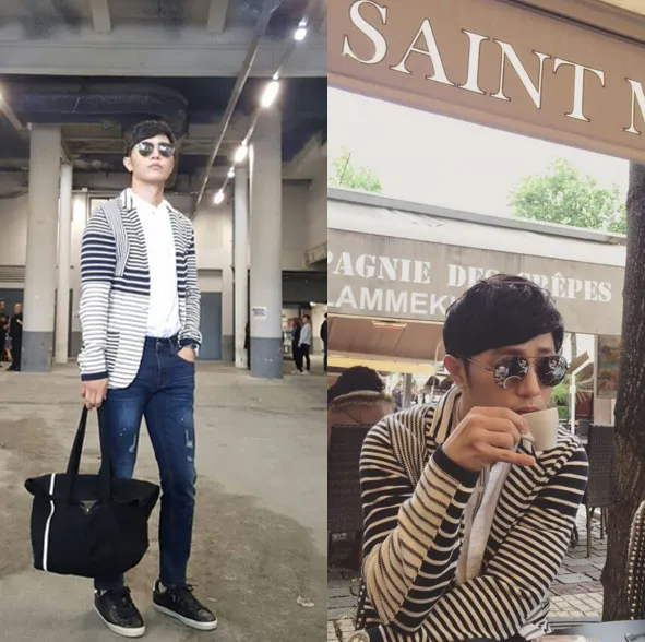 Jin Goo tampil stylish di Paris. ©Instagram/actor_jingoo