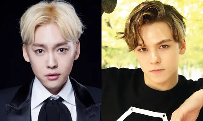Jinwoo dan Vernon, innocent pretty boy © Istimewa
