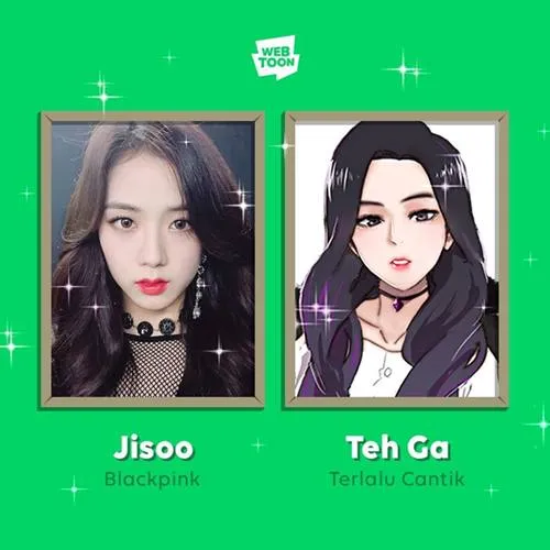 Jisoo dan Teh Ga © instagram.com/linewebtoonid