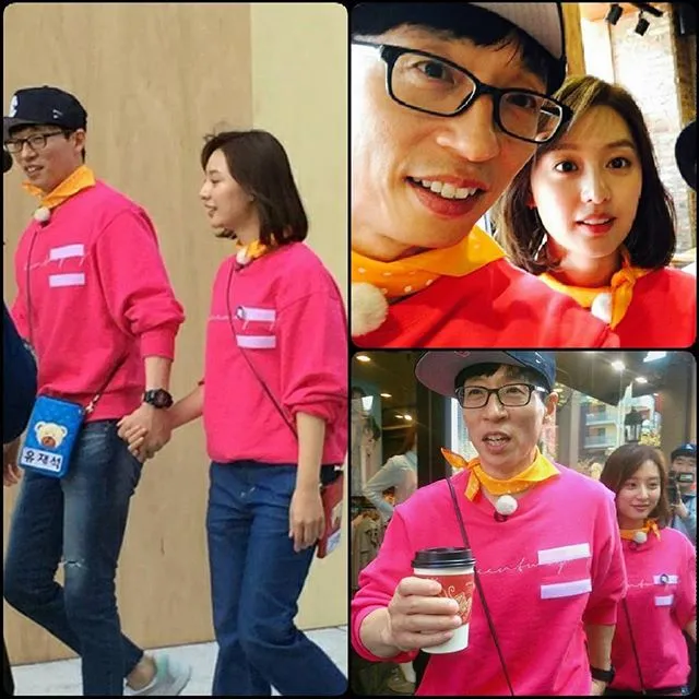 Kim Ji Won dan Yoo Jae Suk di Running Man 297 © istimewa