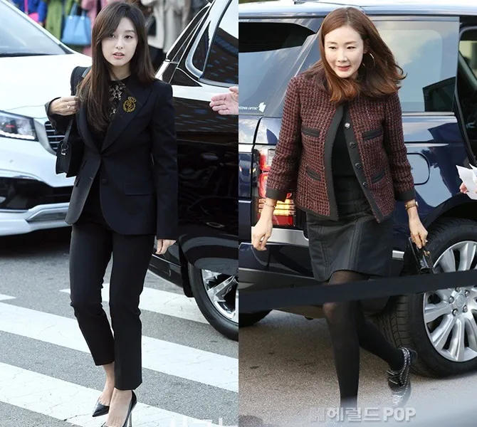 Penampilan Kim Ji Won dan Choi Ji Woo di pernikahan Song Song couple © Istimewa