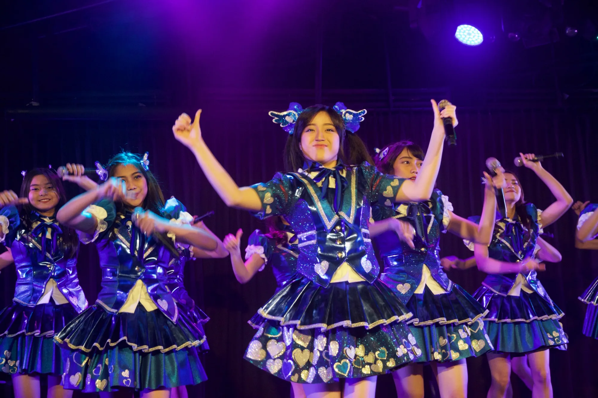 JKT48 lebih menonjolkan imej lucu dalam track 'Love Trip' mereka © KapanLagi.com/Djoko Poerwanto