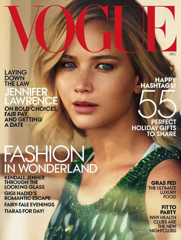 Jennifer curhat soal pembajakan foto bugilnya © Vogue Magazine
