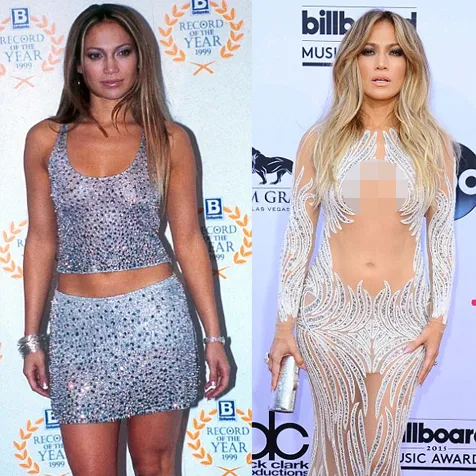 JLo dulu dan kini, cantik mana? @ istimewa