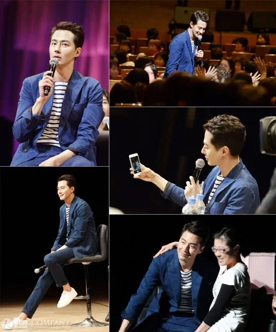 Jo In Sung memberikan momen indah dengan para fans di Jepang. ©iok company.