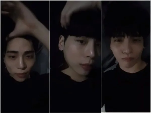 Jonghyun SHINee saat live Instagram Oktober lalu. - allkpop.com