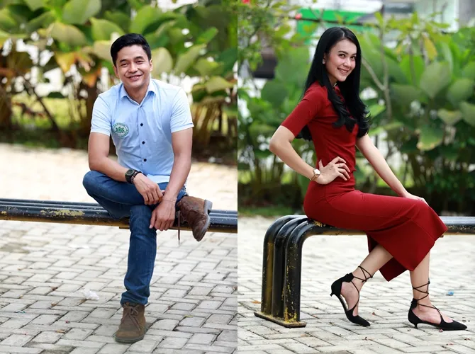 Adly Fairuz dan Imaz Fitria menjadi karakter utama dalam film tersebut. © KapanLagi.com/Muhammad Akrom Sukarya