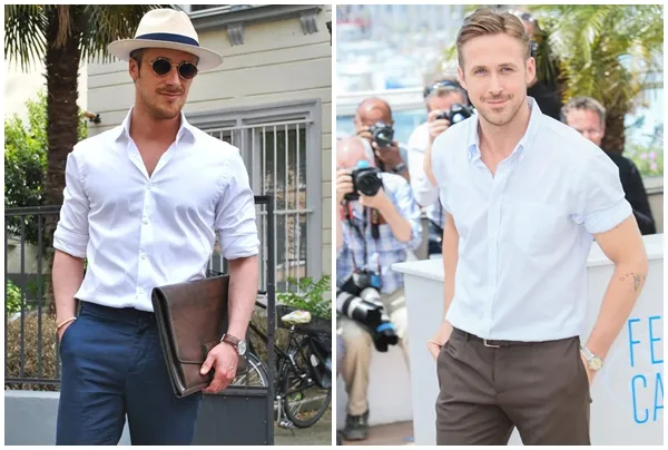Joe dan Ryan Gosling punya wajah dan selara fashion mirip © istimewa
