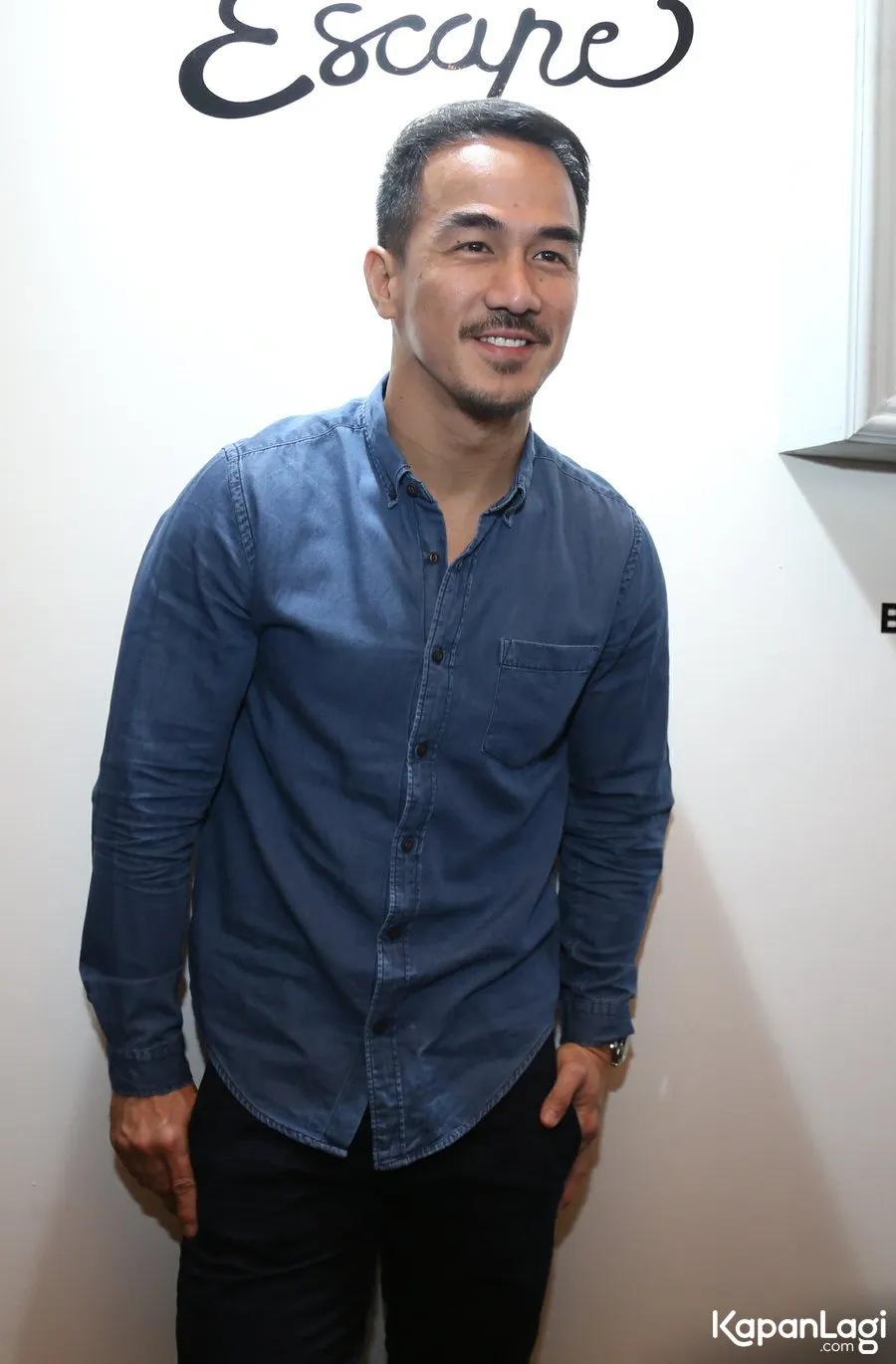 Joe Taslim ingin fokus main film Indonesia tahun depan/©KapanLagi.com®/Agus Apriyanto