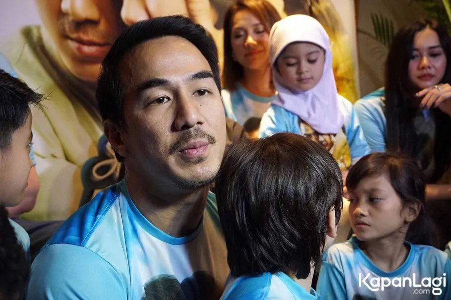 Joe Taslim mengucapkan selamat datang ke Indonesia untuk Obama. ©KapanLagi.com/Agus Apriyanto