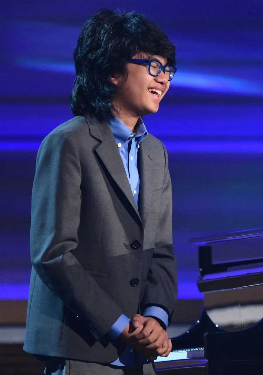 Joey Alexander, sesaat setelah tampil di pre Grammy Awards © AFP